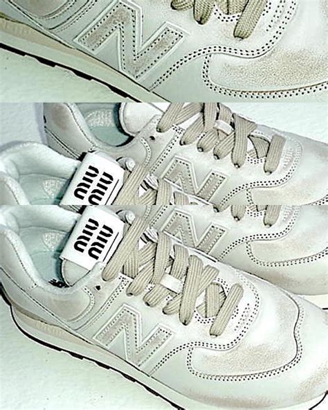 new balance 574 x miu miu